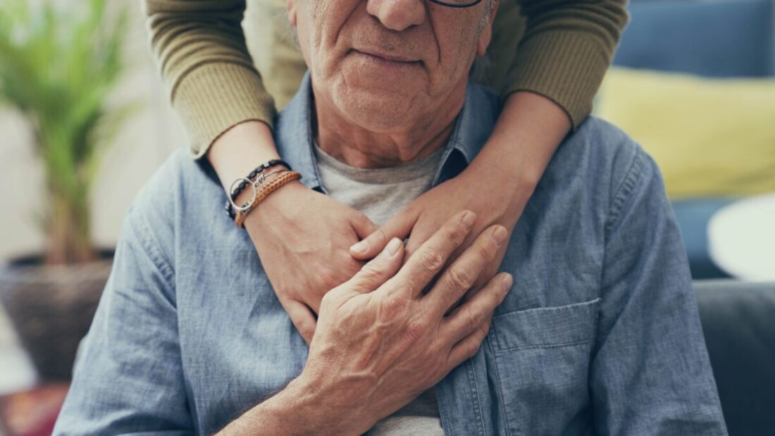 Granddaughter Hugging Grandad