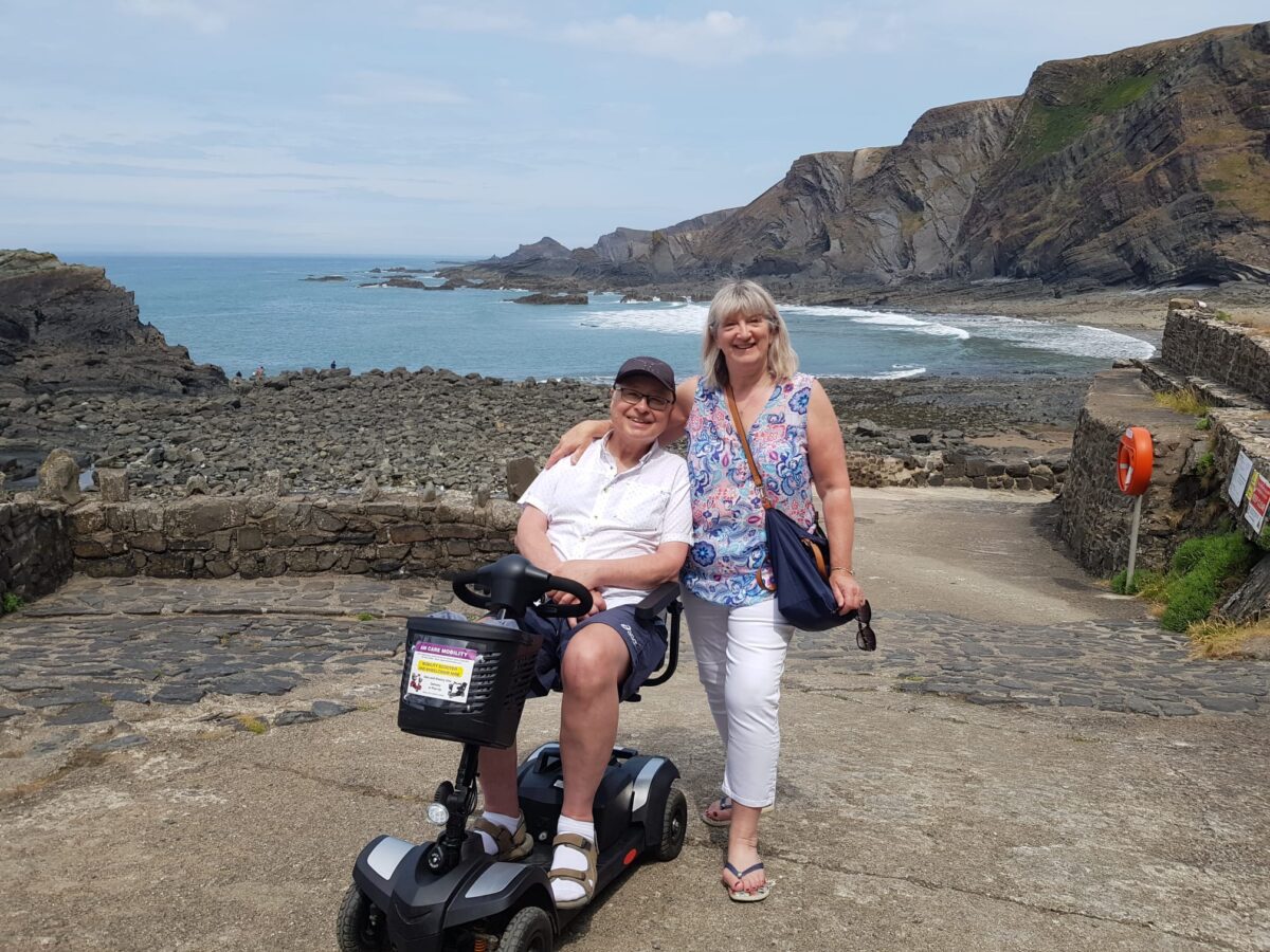 Sonia and David on the Beach