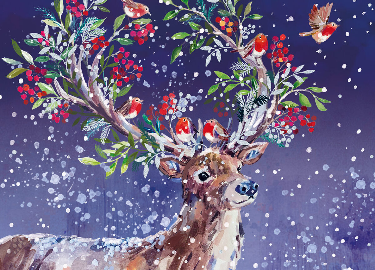 Festive Deer scaled aspect ratio 405 292