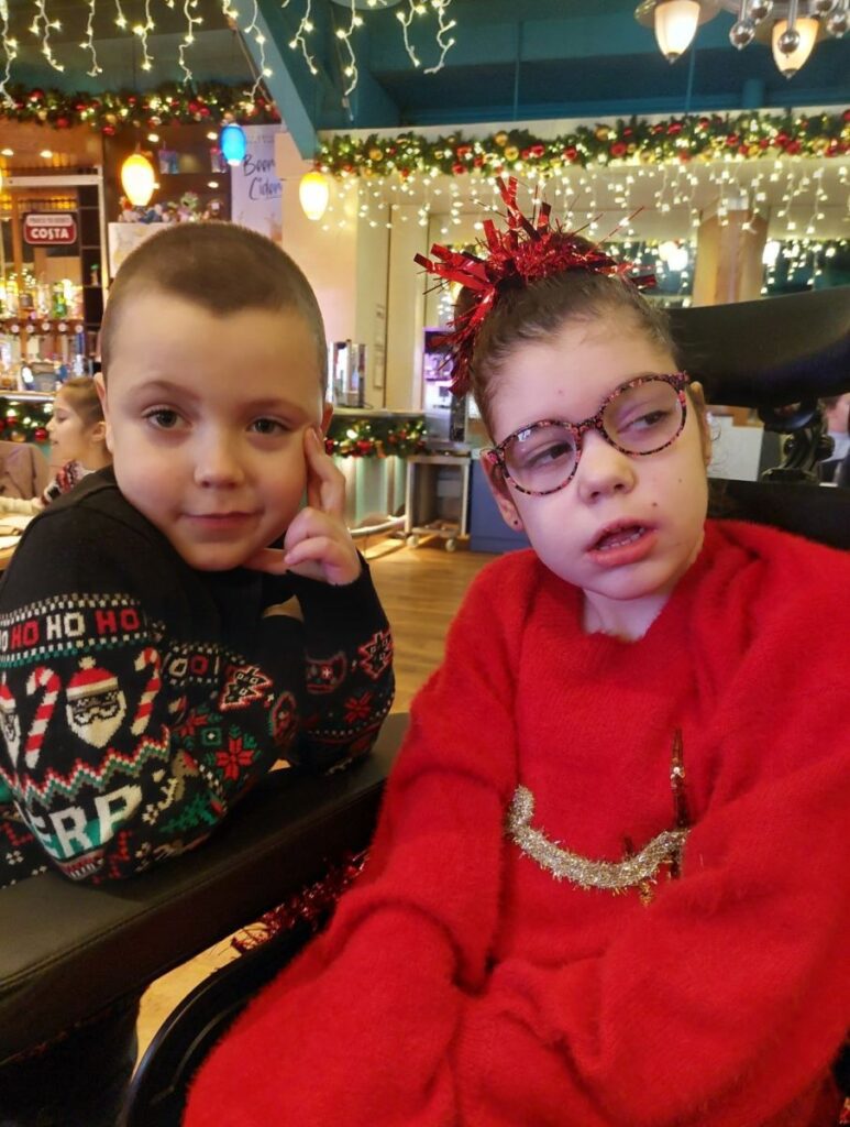 Lily & Brother Noah, Keech Hospice Patient and Family