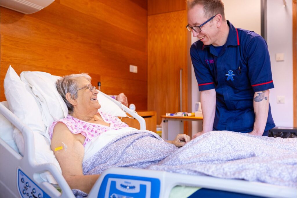 Nurse with Elderly patient