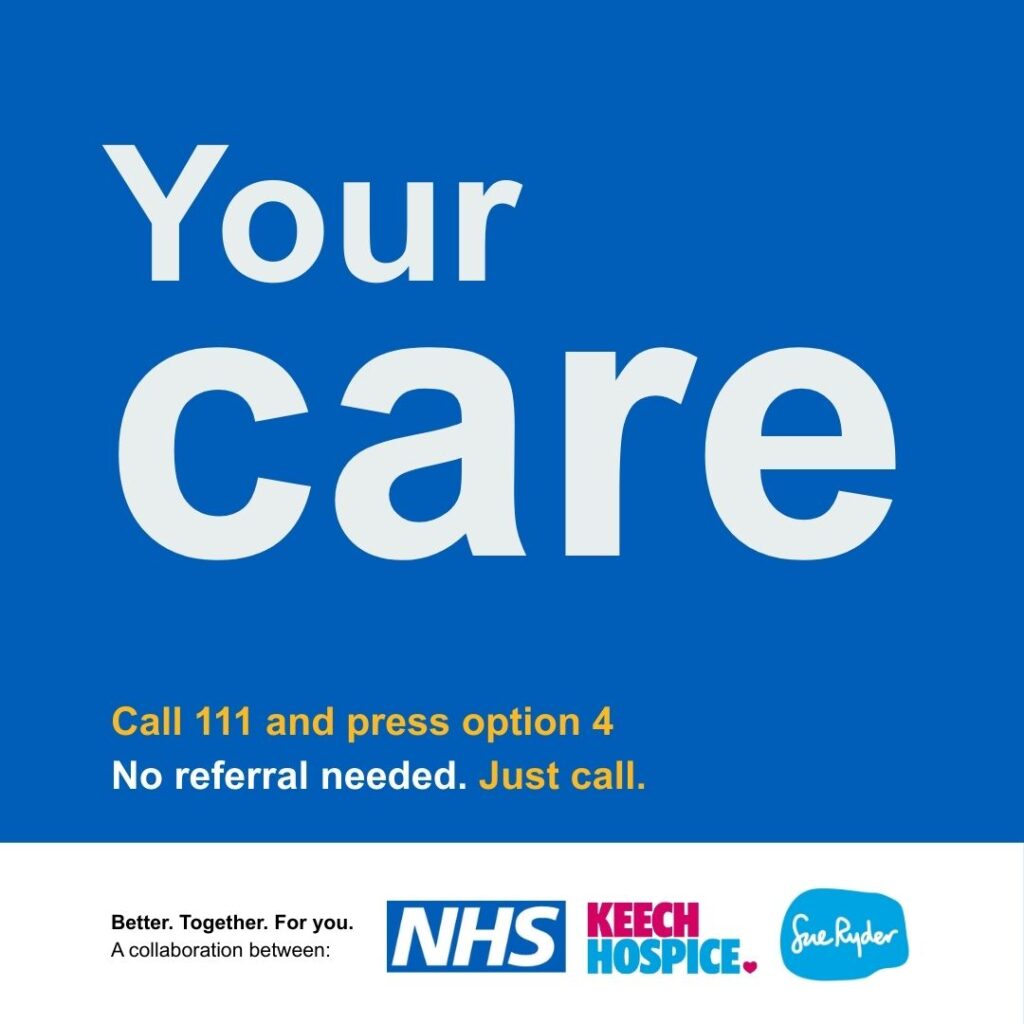 Bedfordshire’s new palliative care support line