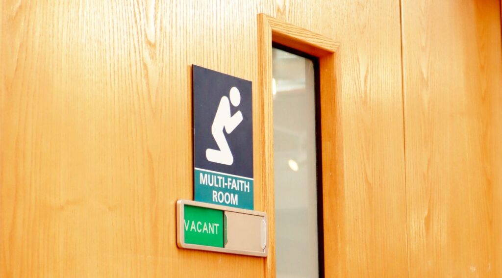 Multi Faith Room Door
