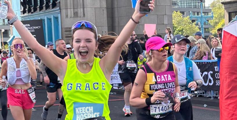 Grace London Marathon runner scaled aspect ratio 790 400