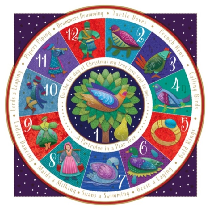 12 Days of Christmas Keech Hospice Christmas Cards