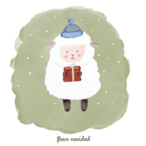 Fleece Navidad Keech Hospice Christmas Cards